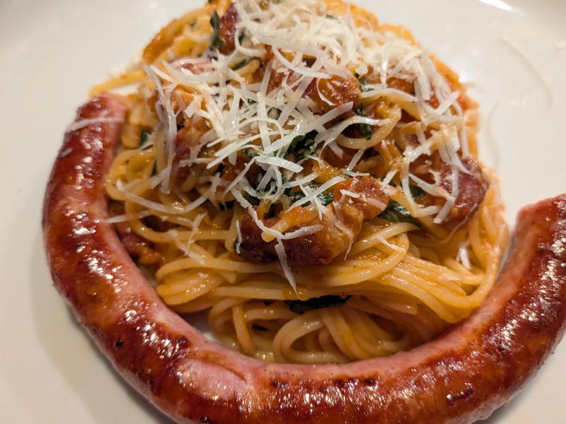 A photo for the page: Spaghetti all amatriciana