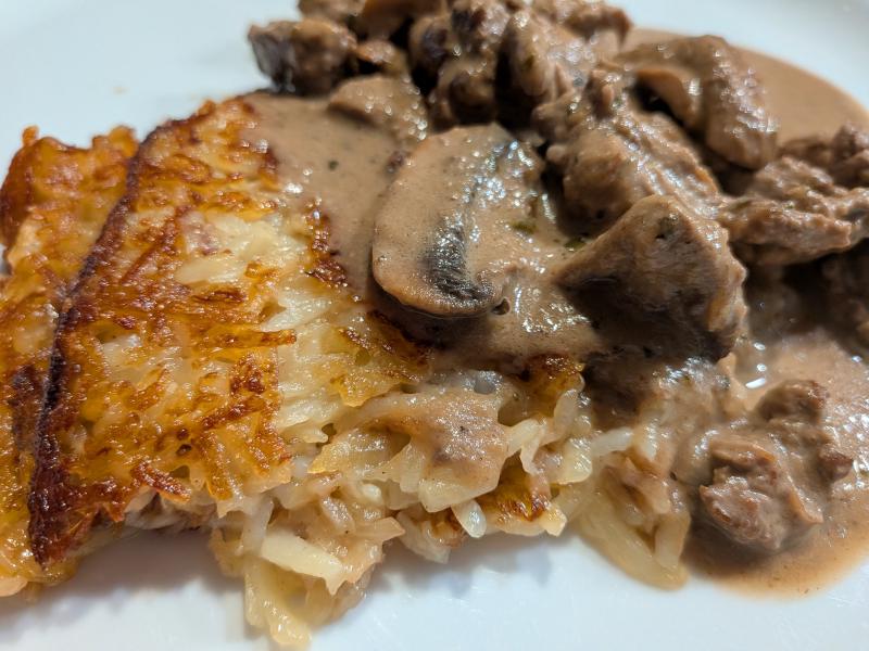 A photo for the page: Zürcher Geschnetzeltes mit Rösti